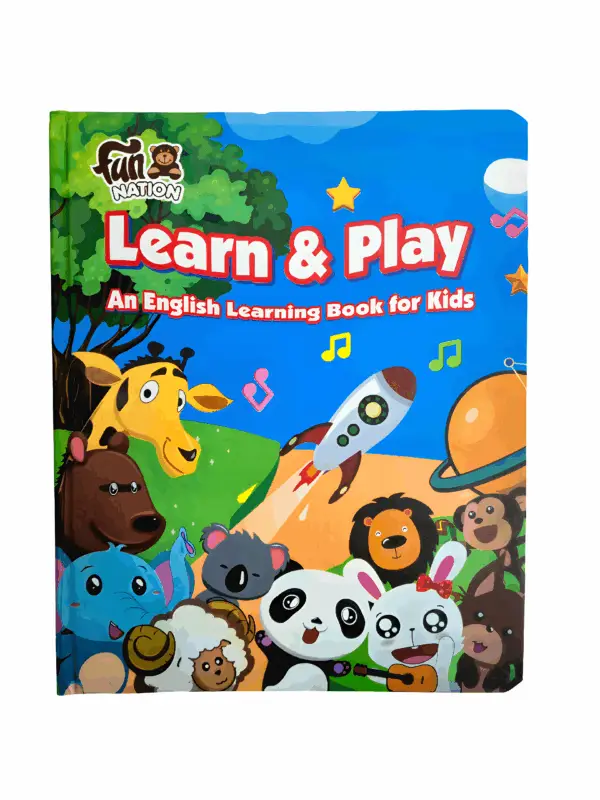 Kids Learn & Play Intelligence Sound Book – Musical Educational Toy for ...